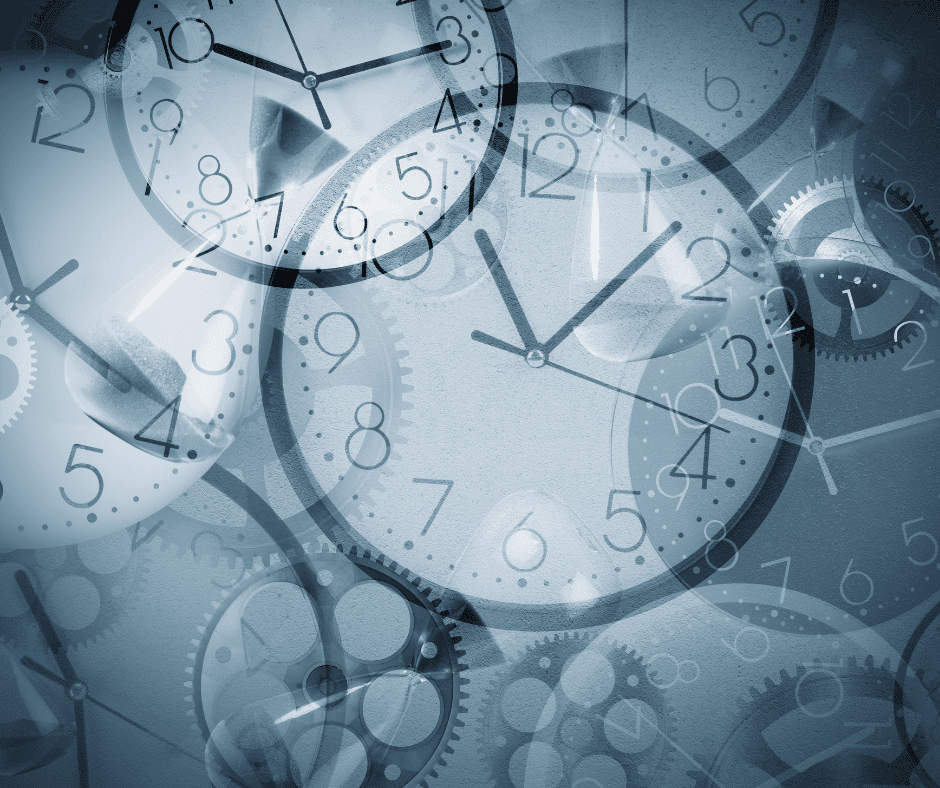 The clock is ticking. Where are you on your timeline?